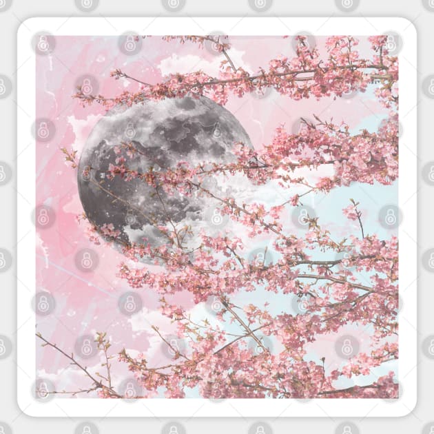 Spring Moon Sticker by Astrablink7